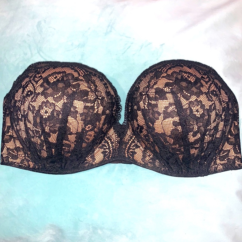 Victoria’s Secret Miracle Bra 36C Padded Strapless